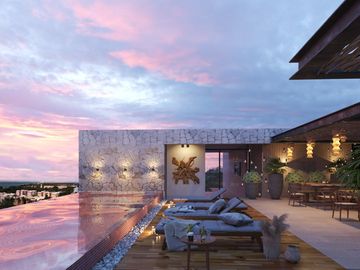 Departamento de 2 habitaciones en venta en cozumel