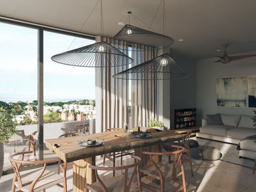 Departamento de 2 habitaciones en venta en cozumel