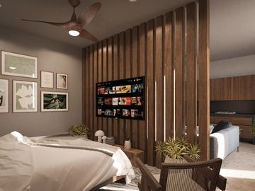 Departamento de 2 habitaciones en venta en cozumel