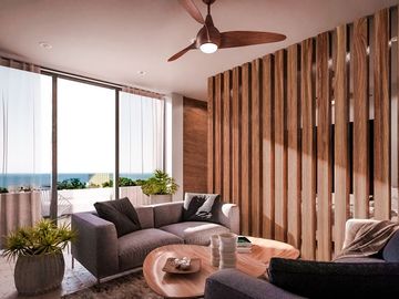 Departamento de 2 habitaciones en venta en cozumel