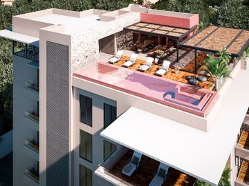 Departamento de 2 habitaciones en venta en cozumel
