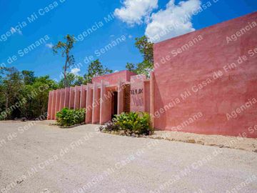 PRECIOSA CASA DE DOS HABITACIONES LOCK-OFF EN TULUM, ACEPTA CRÉDITO HIPOTECARIO