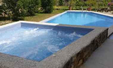 KYU - FOR SALE: 5000sqm Farm Lot Resthouse with 2 Villa Houses
