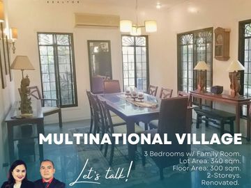 Fresh and Spacious 3-Bedroom House For Sale at Multinational Village, Paranaque
