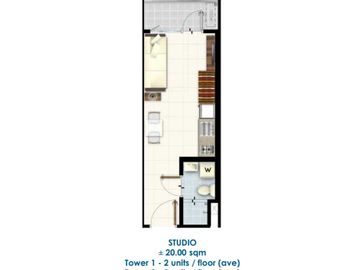 Studio Condo For Sale EDSA Mandaluyong Boni MRT SMDC Light 2 PROMO