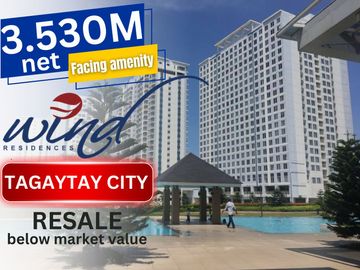 Wind Residences Below Market Price RESALE 3.530M Facing Amenity