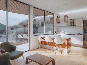 Departamento con terraza, alberca común, rooftop, pre-construcción, Cabo San Lucas