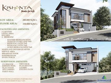 4 Bedroom Preselling House with Panoramic View in Talisay City, Cebu