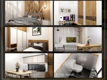 RUMAH MEWAH 2 LANTAI DI LAMONGAN DP 50- 100 JT PERUM CHRYSANT LUX LAND