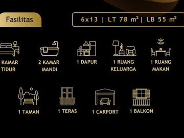 RUMAH MEWAH 2 LANTAI DI LAMONGAN DP 50- 100 JT PERUM CHRYSANT LUX LAND