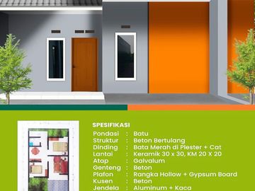 Jual Rumah Subsidi di Brangkal Mojokerto Dekat SMAN 1 Sooko