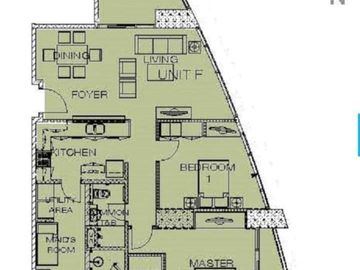 Resale 2 Bedrooms Condo Unit in Park Point Residences