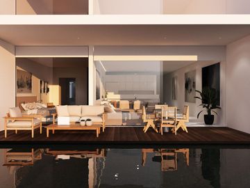 Penthouse, Vista al mar y golf, alberca privada,  en venta Los Cabos.