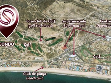 Penthouse, Vista al mar y golf, alberca privada,  en venta Los Cabos.