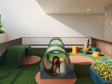 Departamento con alberca y jardin privado, tina y vanity room, area para mascotas, cigar lounge, gimnasio coworking y mas en venta Merida Norte