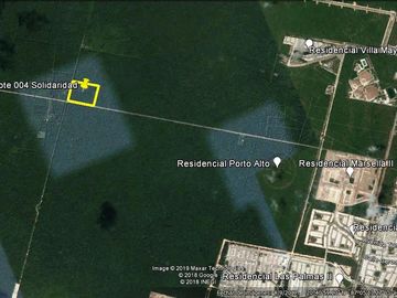 Terreno en venta en Playa del Carmen de 5.2 hectareas