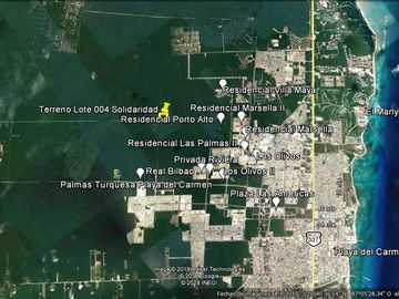 Terreno en venta en Playa del Carmen de 5.2 hectareas