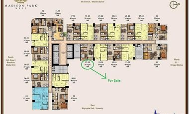 Brand New 1 Bedroom Unit for Sale in Madison Park West, BGC, Taguig City