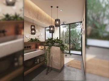 Departamento amplio con alberca privada y amenidades en venta Aldea Zamá
