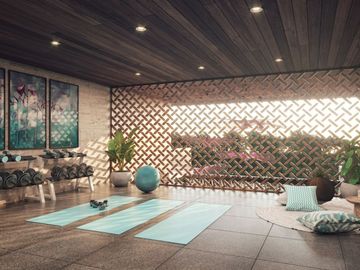 Departamento amplio con alberca privada y amenidades en venta Aldea Zamá