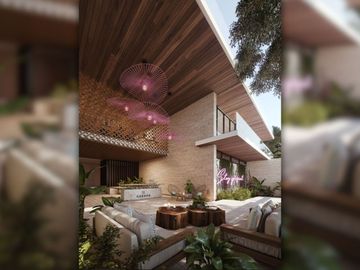 Departamento amplio con alberca privada y amenidades en venta Aldea Zamá