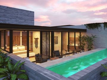 Departamento amplio con alberca privada y amenidades en venta Aldea Zamá