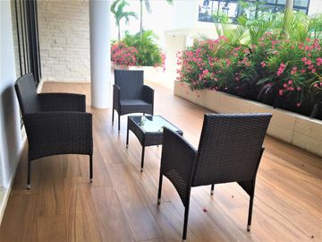 A104:Venta Hermoso Depto Amueblado 3 rec en Planta Baja en Cancún