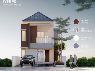 Rumah Cimanggu Garden, Baru 2 LANTAI Mewah Dekat Cimanggu Murah Tanah Sereal Kota Bogor, Jual Dijual