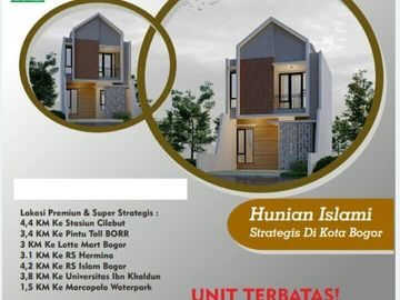 Rumah Cimanggu Garden, Baru 2 LANTAI Mewah Dekat Cimanggu Murah Tanah Sereal Kota Bogor, Jual Dijual