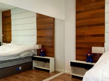 Fully Furnished 3 Beds House and Lot with Swimming Pool (inside in high end subdivision, overlooking mountain breeze)