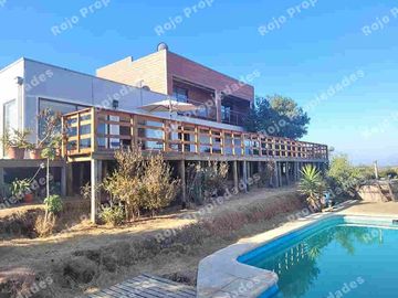 Peñablanca, Cajón de Lebu, linda casa en parcela, 5 dormitorios, 3 baños, piscina