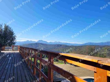 Peñablanca, Cajón de Lebu, linda casa en parcela, 5 dormitorios, 3 baños, piscina