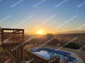 Peñablanca, Cajón de Lebu, linda casa en parcela, 5 dormitorios, 3 baños, piscina
