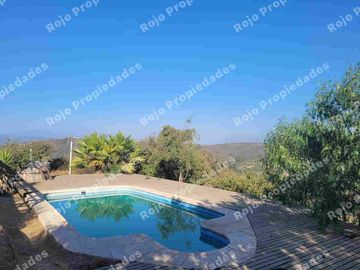 Peñablanca, Cajón de Lebu, linda casa en parcela, 5 dormitorios, 3 baños, piscina