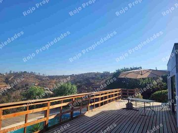 Peñablanca, Cajón de Lebu, linda casa en parcela, 5 dormitorios, 3 baños, piscina