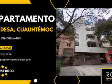 Venta De Departamento En Zamora, Condesa, Cuauhtemoc, Cdmx