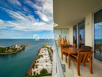 Departamento amueblado en Venta, Sls Harbour Beach Residences, Cancún Quintana Roo.