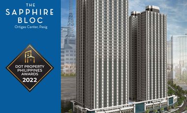 Sapphire Bloc 1 bedroom near Mrt, condo near Ortigas Mall Condo in Ortigas, Condo in Ph, RFO,  Preselling condo in Ortigas