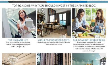 Sapphire Bloc 1 bedroom near Mrt, condo near Ortigas Mall Condo in Ortigas, Condo in Ph, RFO,  Preselling condo in Ortigas