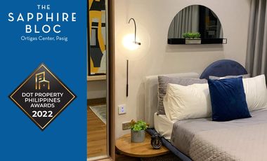 Sapphire Bloc 1 bedroom near Mrt, condo near Ortigas Mall Condo in Ortigas, Condo in Ph, RFO,  Preselling condo in Ortigas