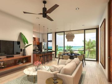 Penthouse con alberca privada y vista al mar, en venta Telchac.