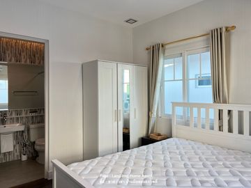 Detached house for Sale or Rent Nantawan Bangna Km.7 village, 4 bedroom Size S, Inside corner plot.