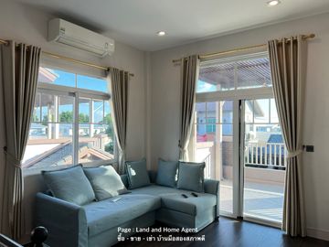 Detached house for Sale or Rent Nantawan Bangna Km.7 village, 4 bedroom Size S, Inside corner plot.