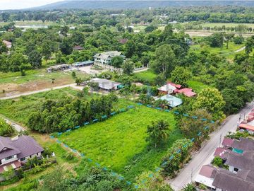 1 Rai Beautiful Land for Sale attached to irrigation canal