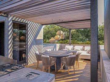 CASA EN VENTA AL SUR DE CUERNAVACA CON ROOF GARDEN Y ALBERCA PRIVADA