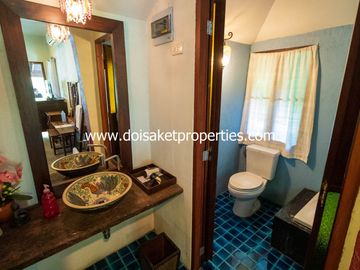 (RS004-13) Beautiful Lanna-Style Resort with Restaurant, Spa, and Coffee Shop for Sale in Doi Saket, Chiang Mai, Thailand