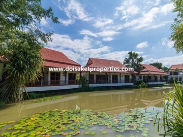 (RS004-13) Beautiful Lanna-Style Resort with Restaurant, Spa, and Coffee Shop for Sale in Doi Saket, Chiang Mai, Thailand