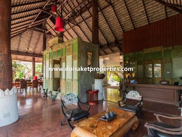 (RS004-13) Beautiful Lanna-Style Resort with Restaurant, Spa, and Coffee Shop for Sale in Doi Saket, Chiang Mai, Thailand