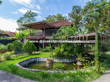 (RS004-13) Beautiful Lanna-Style Resort with Restaurant, Spa, and Coffee Shop for Sale in Doi Saket, Chiang Mai, Thailand