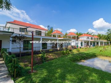 (RS004-13) Beautiful Lanna-Style Resort with Restaurant, Spa, and Coffee Shop for Sale in Doi Saket, Chiang Mai, Thailand